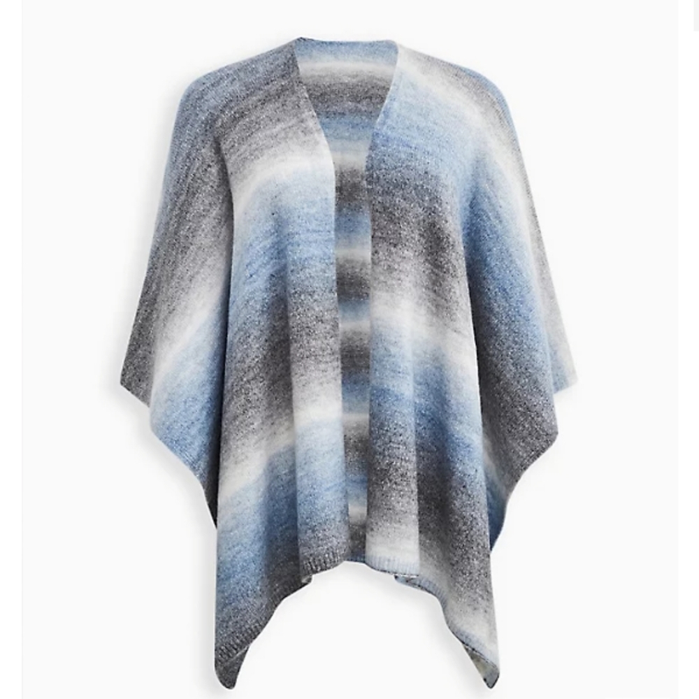 NEW torrid one size Space dye ruana